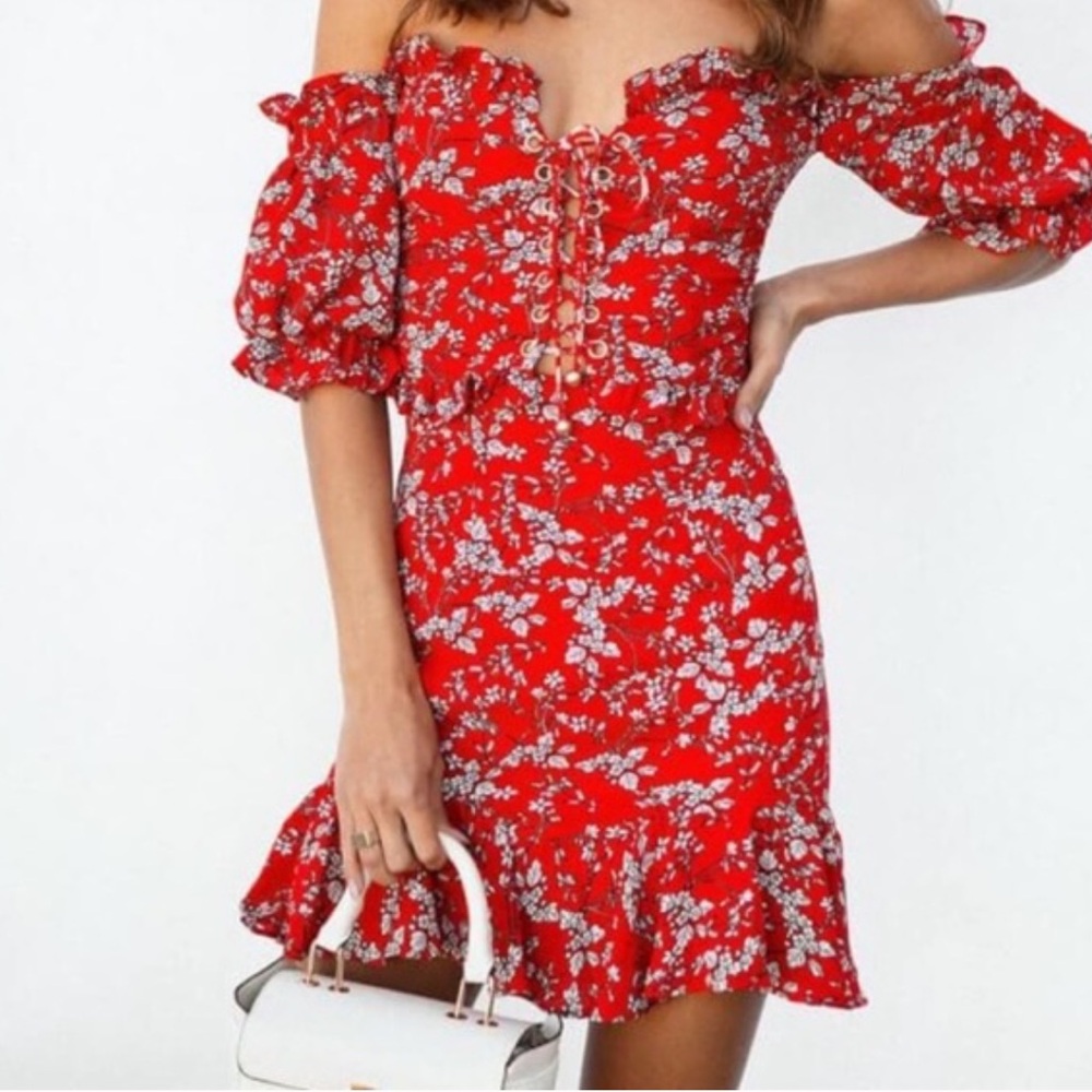 Sabo Skirt Flor Corset Dress